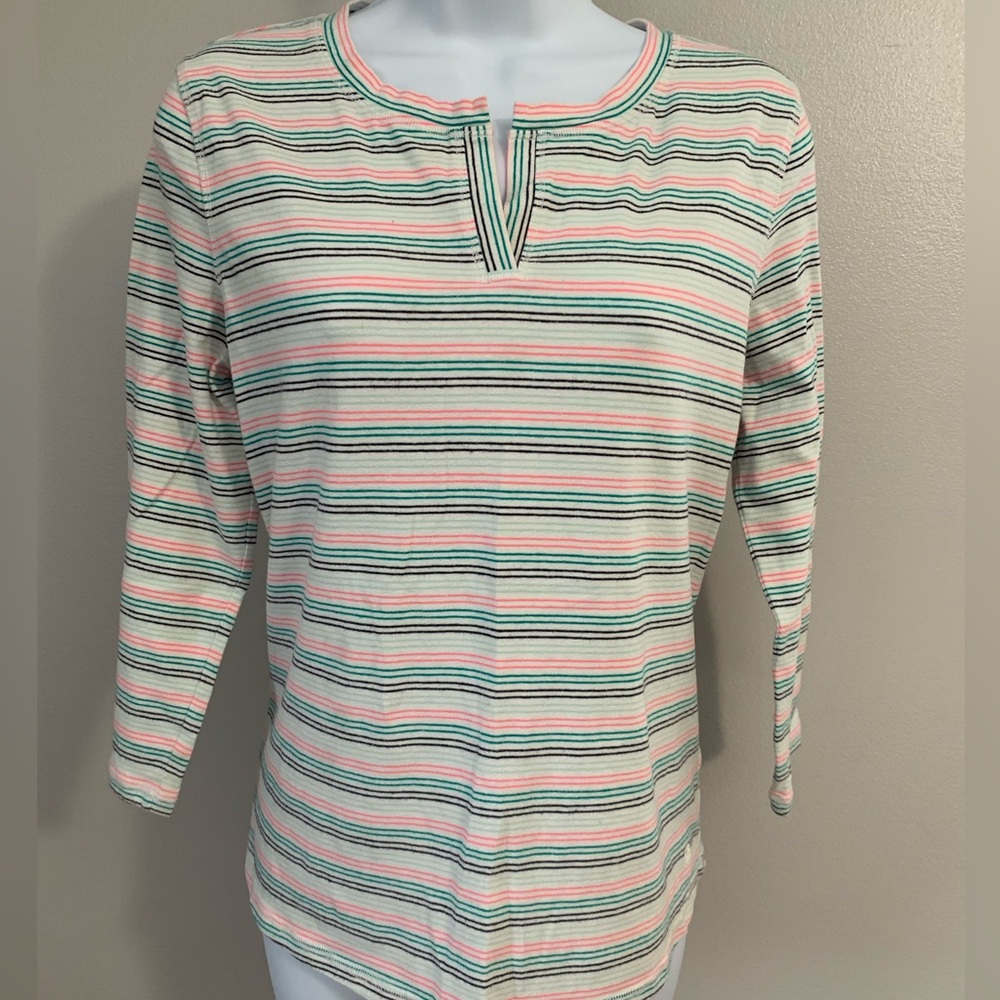 T by Talbots Striped Top